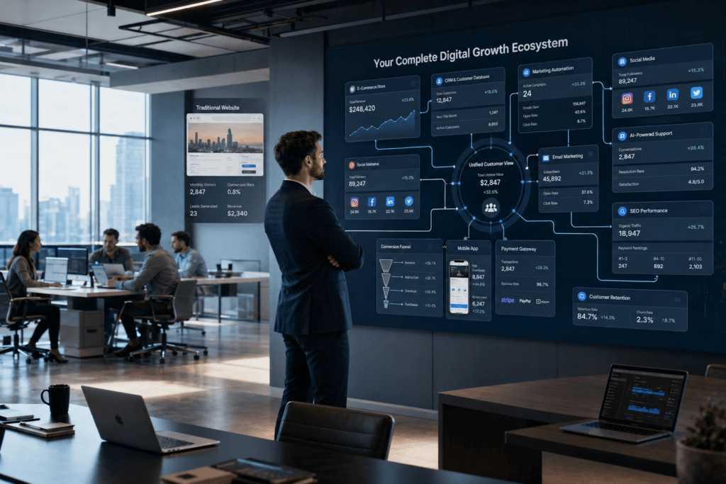 Why Modern Businesses Need More Than Just a Website in 2026